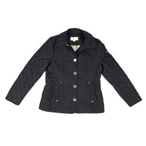 MICHAEL Michael Kors Quilted Button Down Jacket